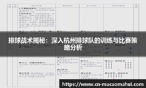 排球战术揭秘：深入杭州排球队的训练与比赛策略分析